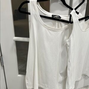 Simply White Tank Tops